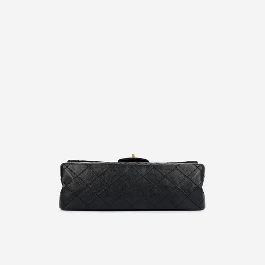 Chanel Classic Flap Calfskin Black Shoulder Bag