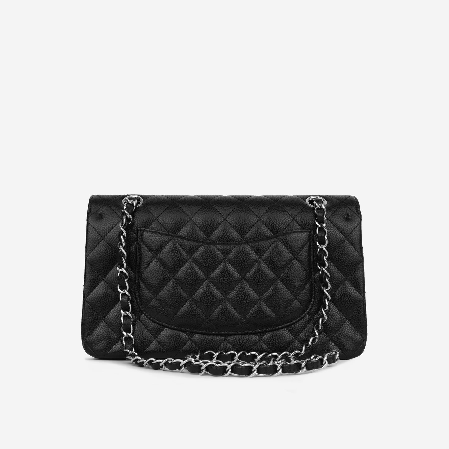 Chanel Classic Flap Lambskin Black Shoulder Bag Style 65