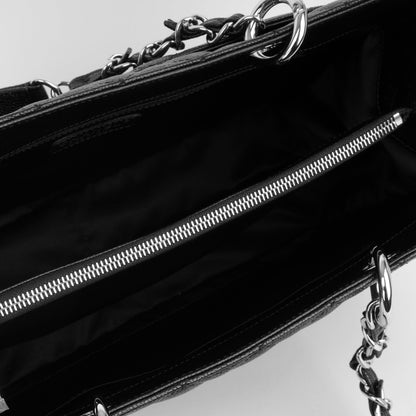 Chanel Shopping Tote Caviar Black Tote Bag Style 3