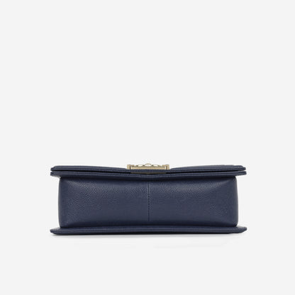 Chanel Boy Bag Lambskin Gold Shoulder Bag Style 3