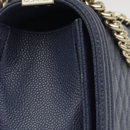 Chanel Boy Bag Lambskin Gold Shoulder Bag Style 3