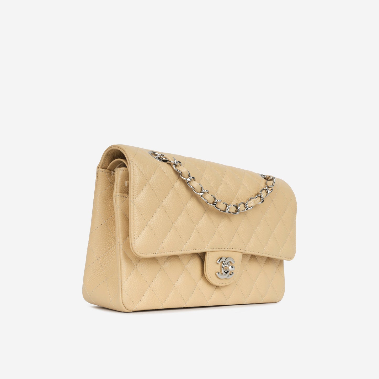 Chanel Classic Flap Lambskin Black Shoulder Bag Style 62