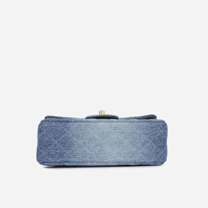 Mini Rectangular - Blue Ombre Denim