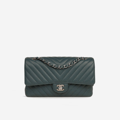 Chanel Classic Flap Lambskin Black Shoulder Bag Style 312