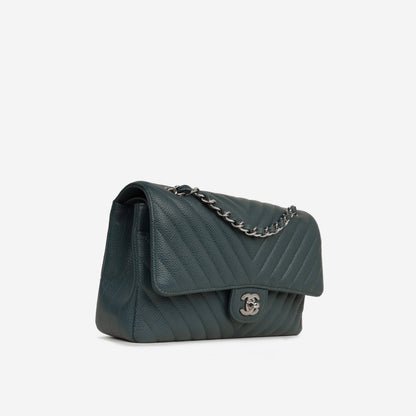 Chanel Classic Flap Lambskin Black Shoulder Bag Style 312