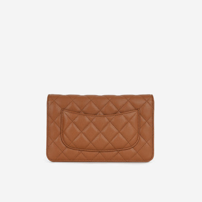 Chanel Wallet On Chain Lambskin Gold Crossbody Style 3