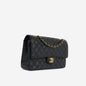 Chanel Classic Flap Lambskin Black Shoulder Bag Style 306