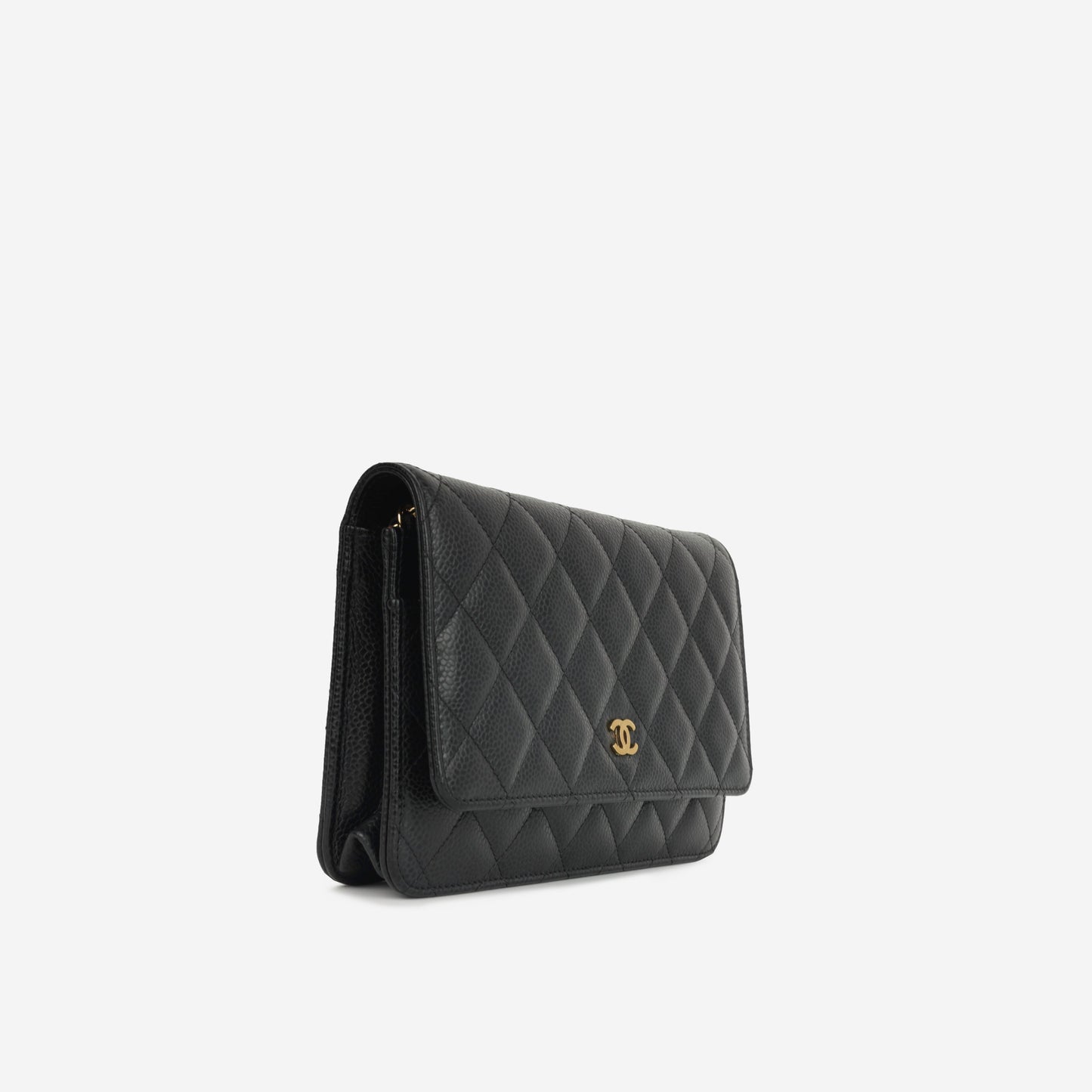 Chanel Wallet On Chain Caviar Black Crossbody Style 4