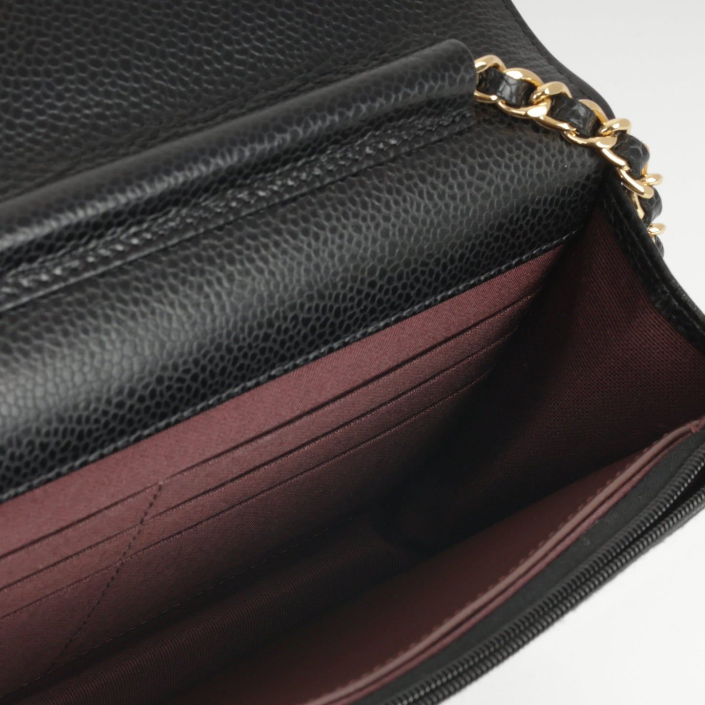 Chanel Wallet On Chain Caviar Black Crossbody Style 4