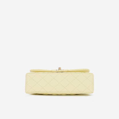Chanel Classic Flap Lambskin Gold Shoulder Bag Style 143