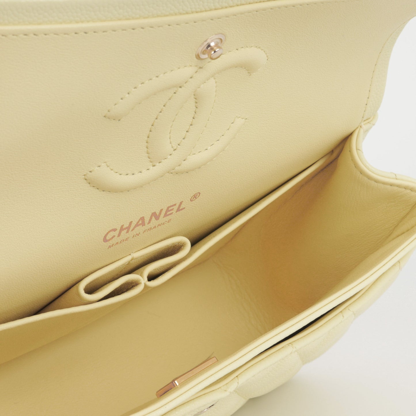 Chanel Classic Flap Lambskin Gold Shoulder Bag Style 143