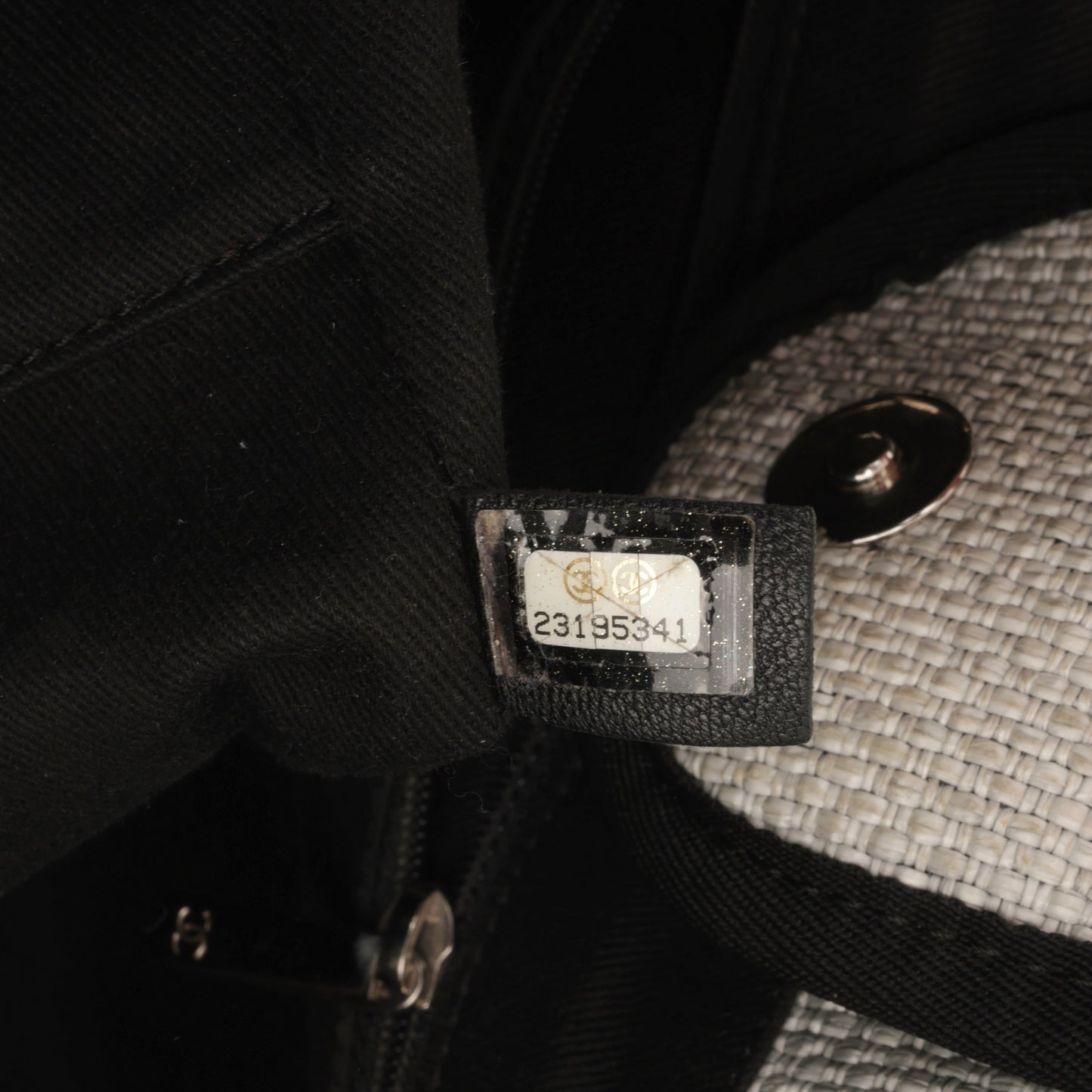 Chanel Deauville Lambskin Black Tote Bag Style 5