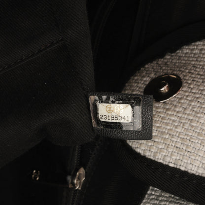 Chanel Deauville Lambskin Black Tote Bag Style 5