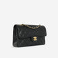 Chanel Classic Flap Lambskin Black Shoulder Bag Style 347