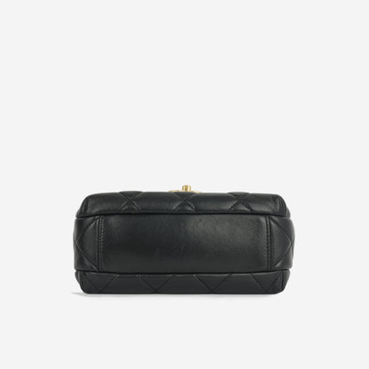 Chanel Mini Square Pearl Twist Flap