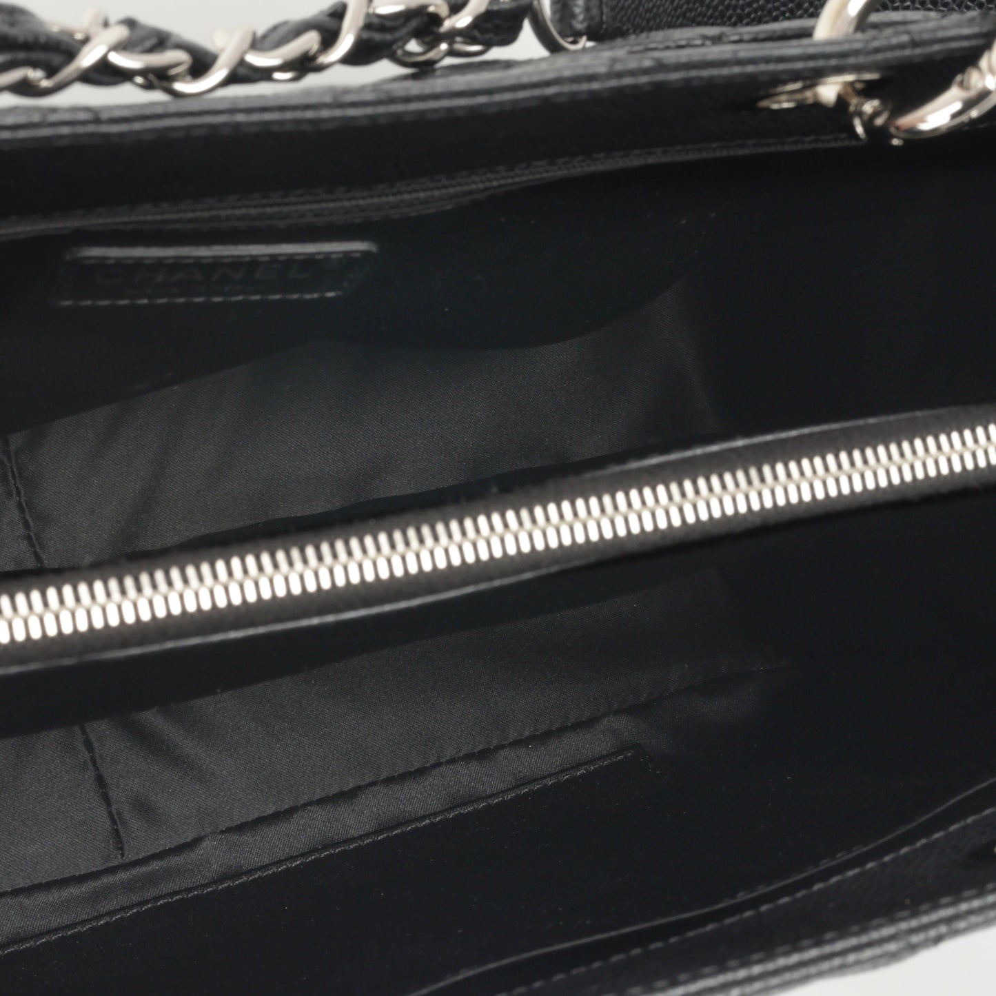 Chanel Timeless Caviar Black Tote Bag Style 16