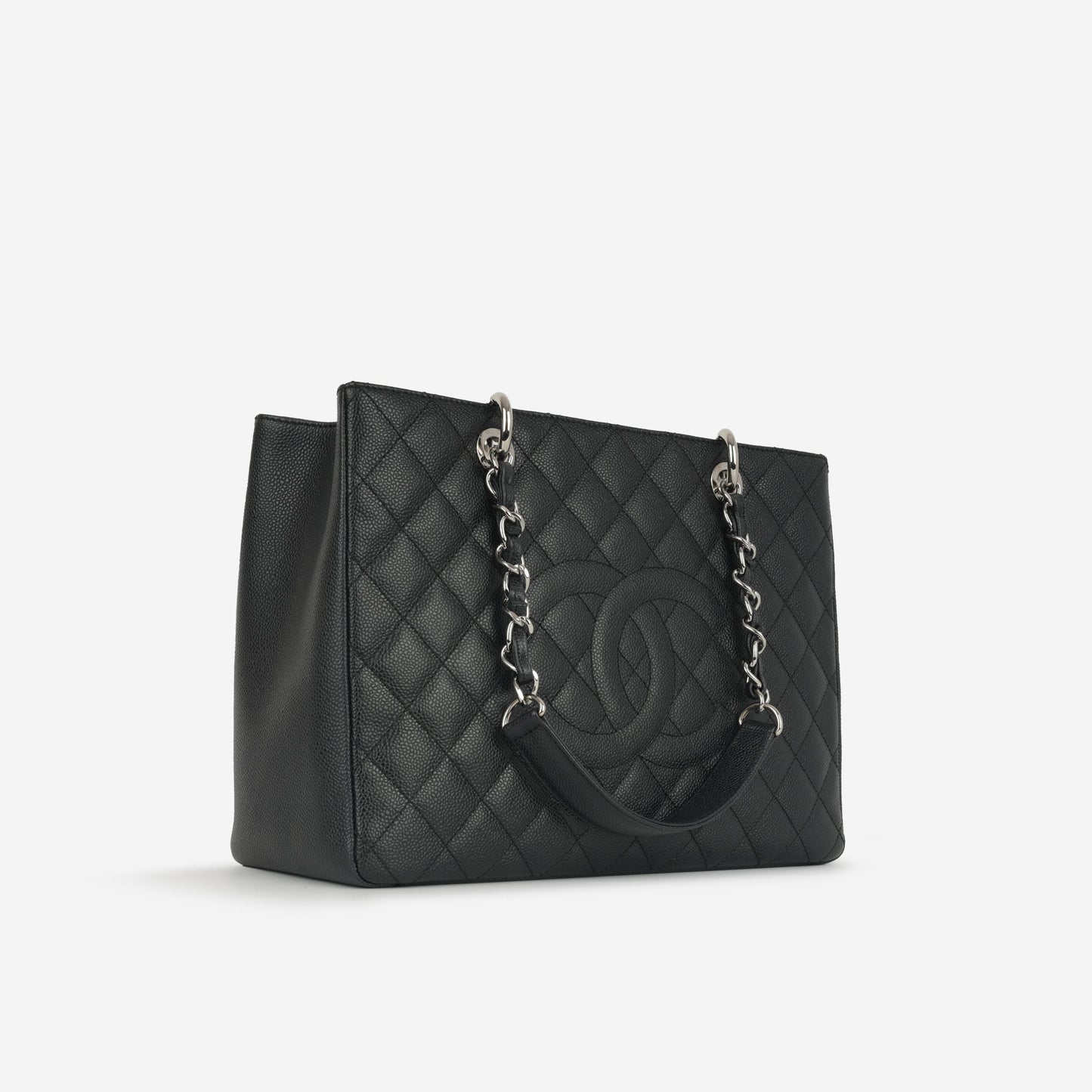 Chanel Timeless Caviar Black Tote Bag Style 16