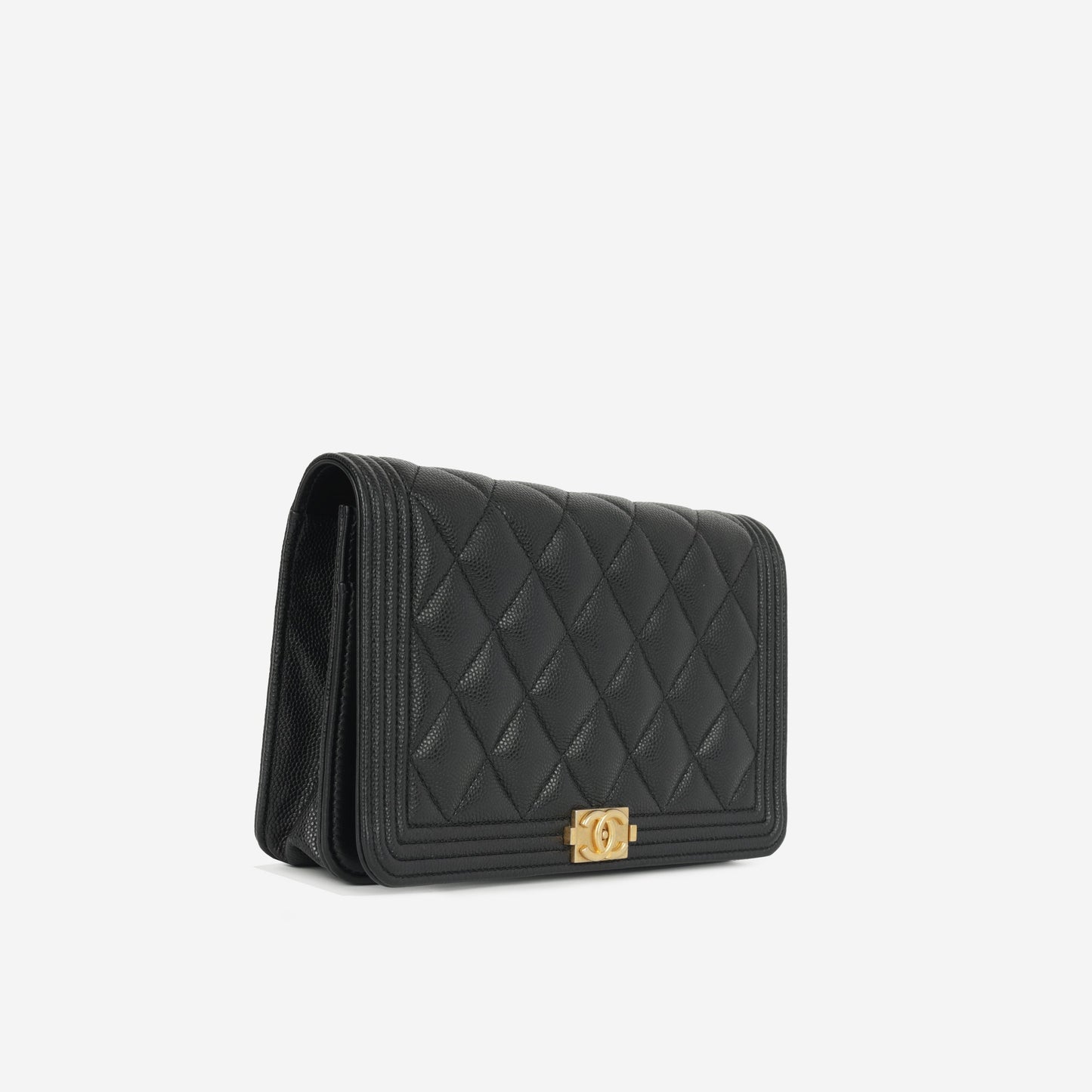 Chanel Boy Bag Lambskin Black Crossbody