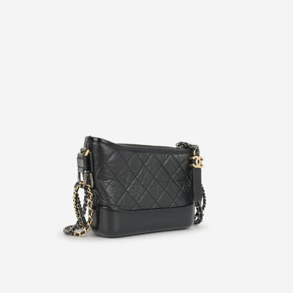 Chanel Classic Flap Calfskin Black Shoulder Bag Style 27