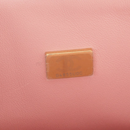 Chanel Classic Flap Lambskin Gold Shoulder Bag Style 117