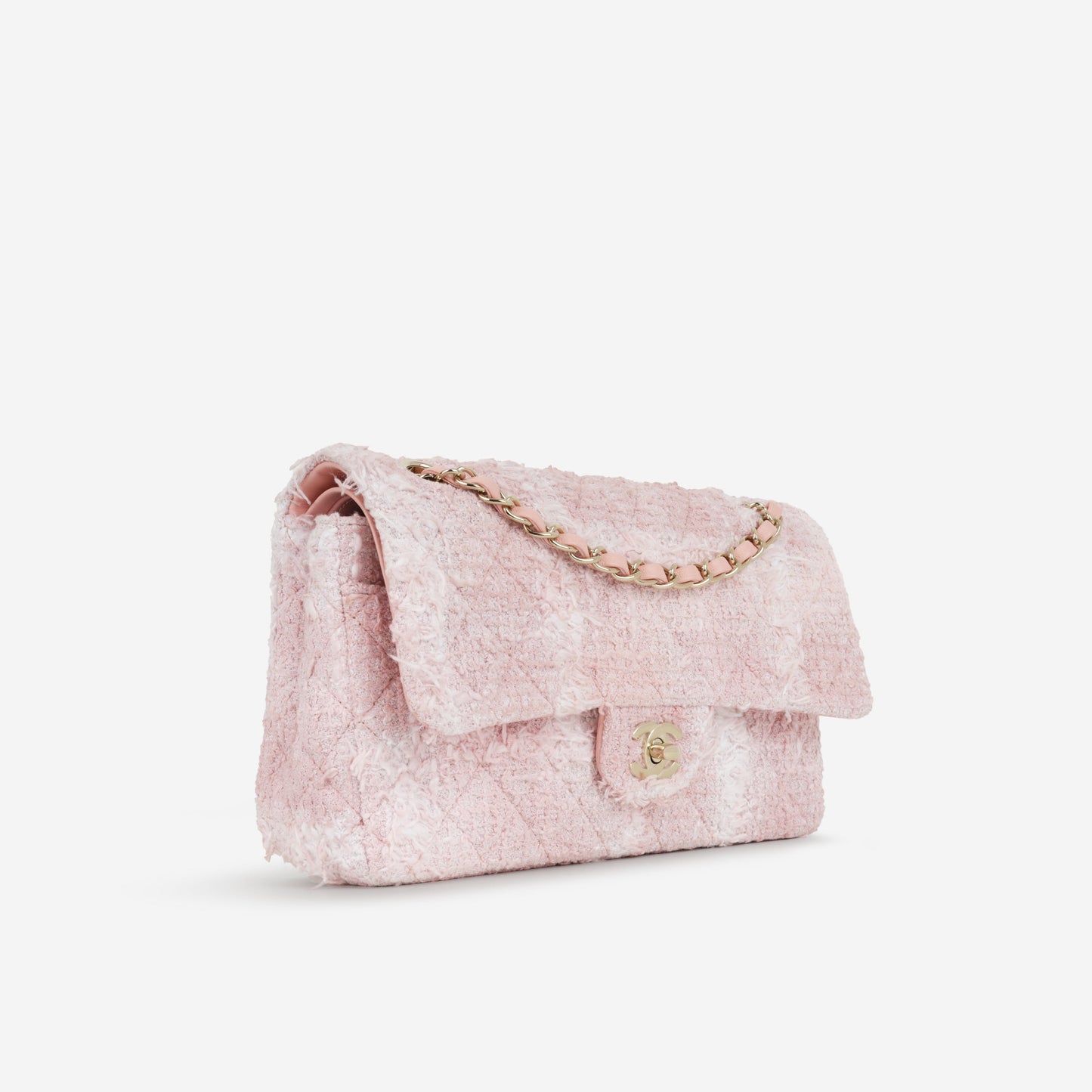 Chanel Classic Flap Lambskin Gold Shoulder Bag Style 117