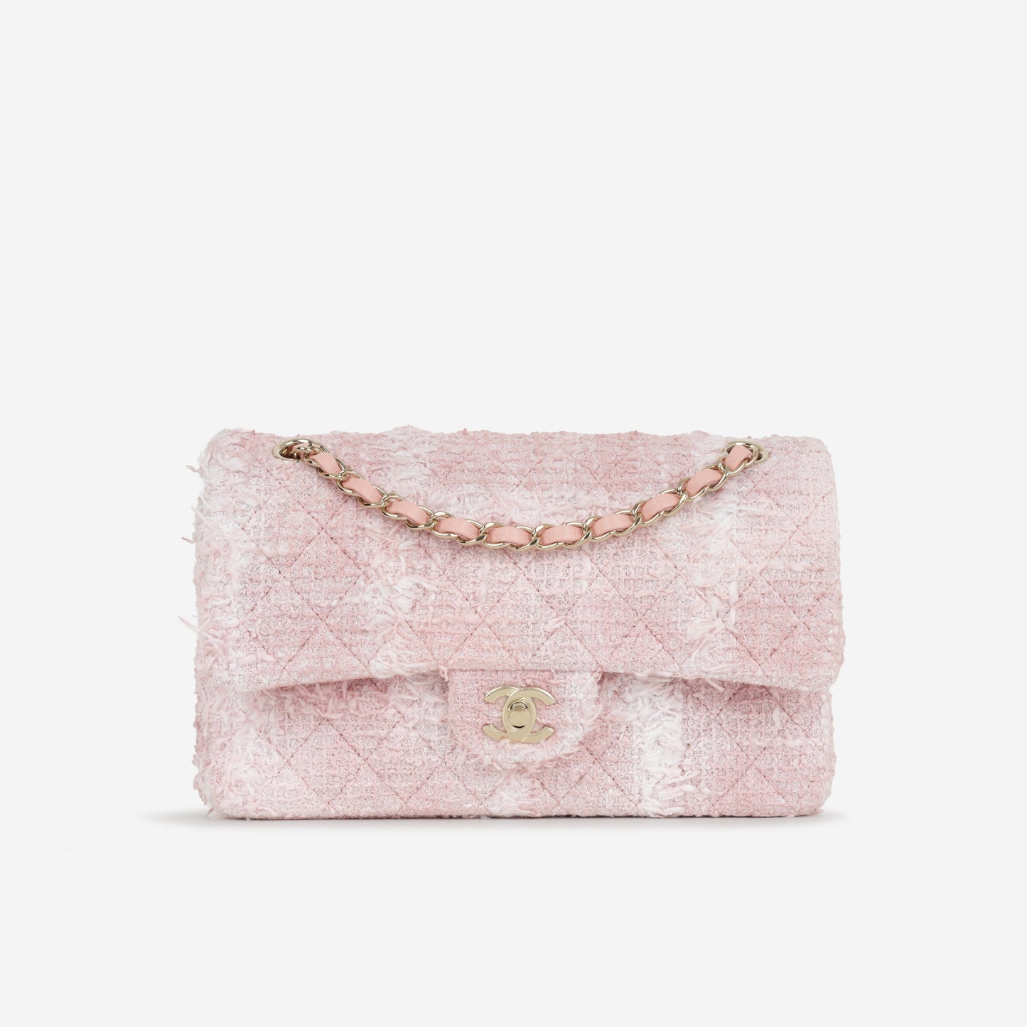 Chanel Classic Flap Lambskin Gold Shoulder Bag Style 117