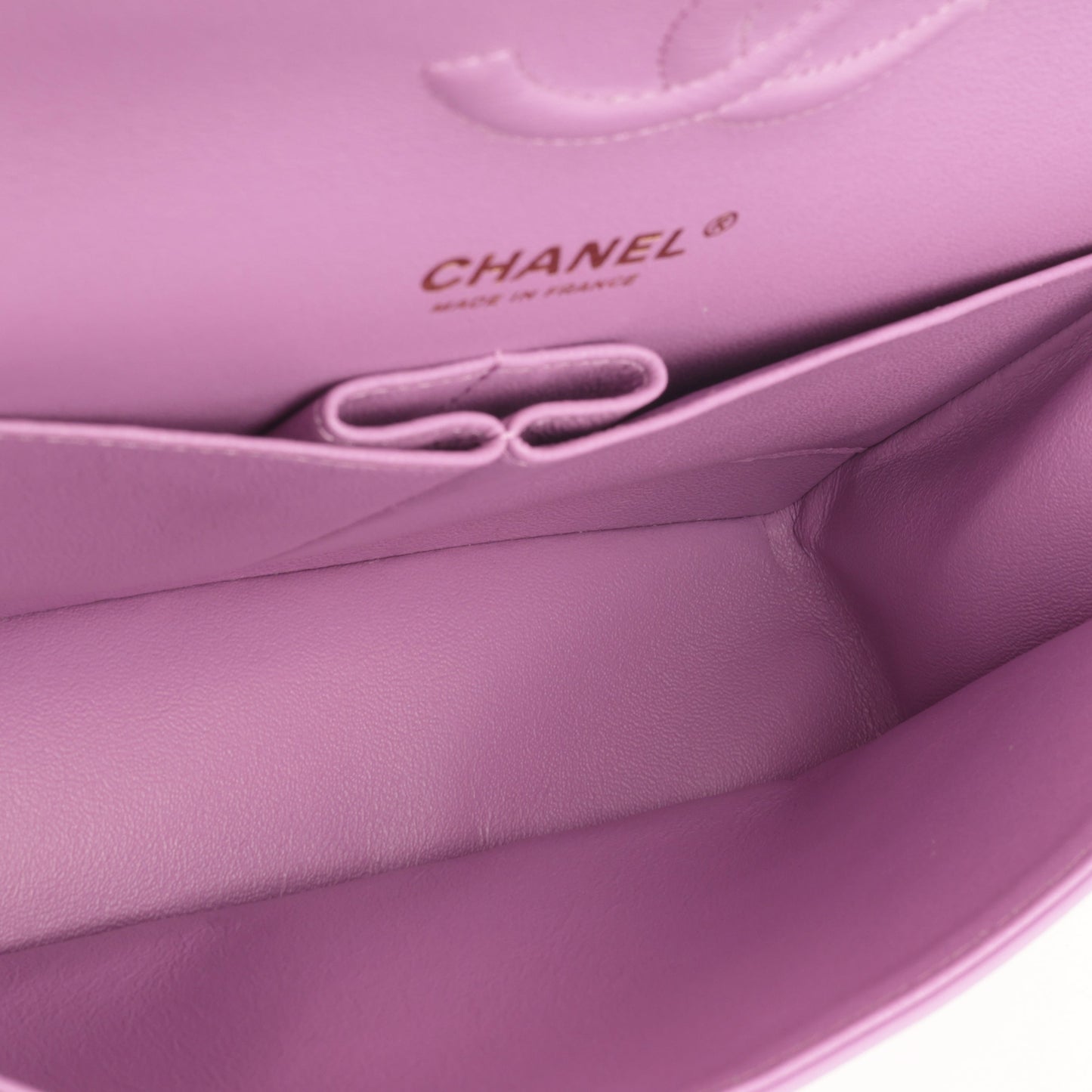 Chanel Classic Flap Lambskin Gold Shoulder Bag Style 116