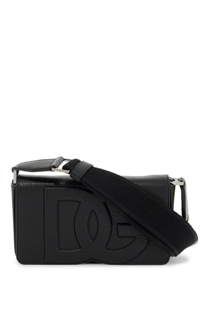 Dolce & Gabbana Mini Leather Crossbody Bag With Shoulder Strap. Men
