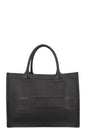 Christian Dior Medium Book Tote Black Leather