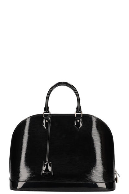 Louis Vuitton Alma MM Epi Vernis Black