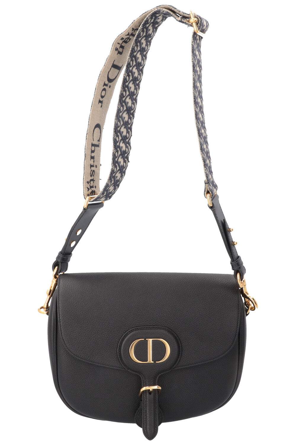 Christian Dior Bobby Bag Large Leather Black