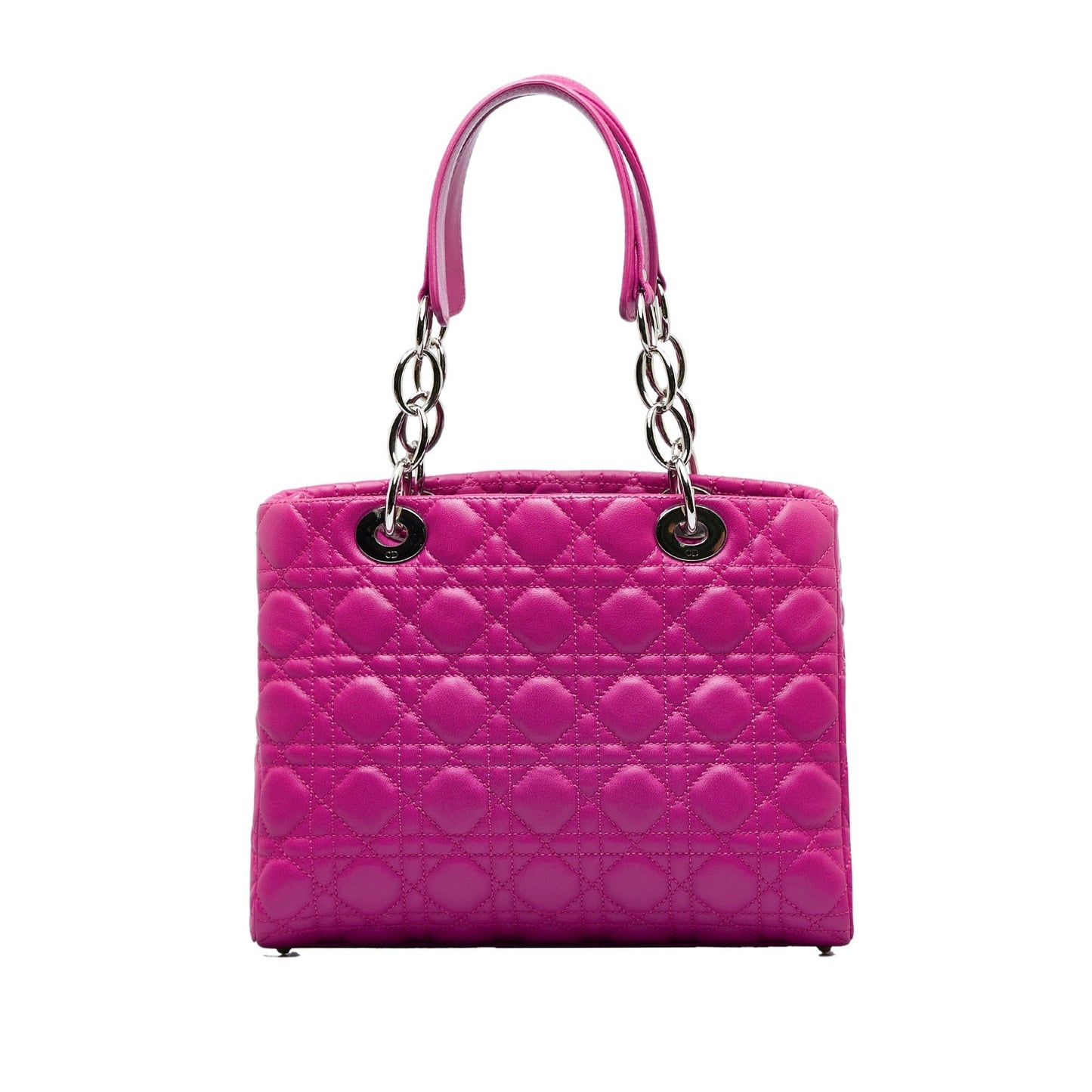 Dior Lady Dior Quilted Chain Tote Bag