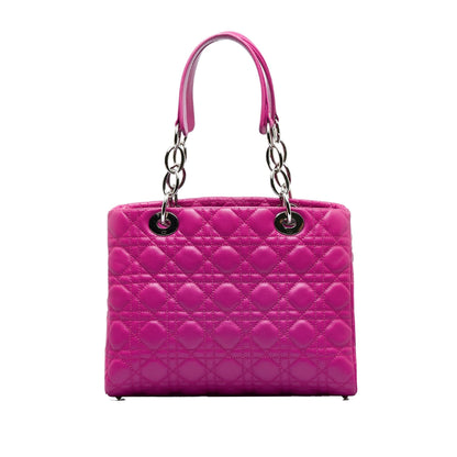 Dior Lady Dior Quilted Chain Tote Bag