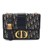 Dior 30 Montaigne Oblique Blue Shoulder Bag