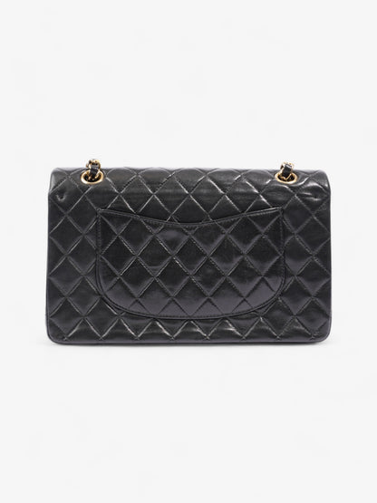 Chanel Classic Double Flap Black Lambskin Leather Medium