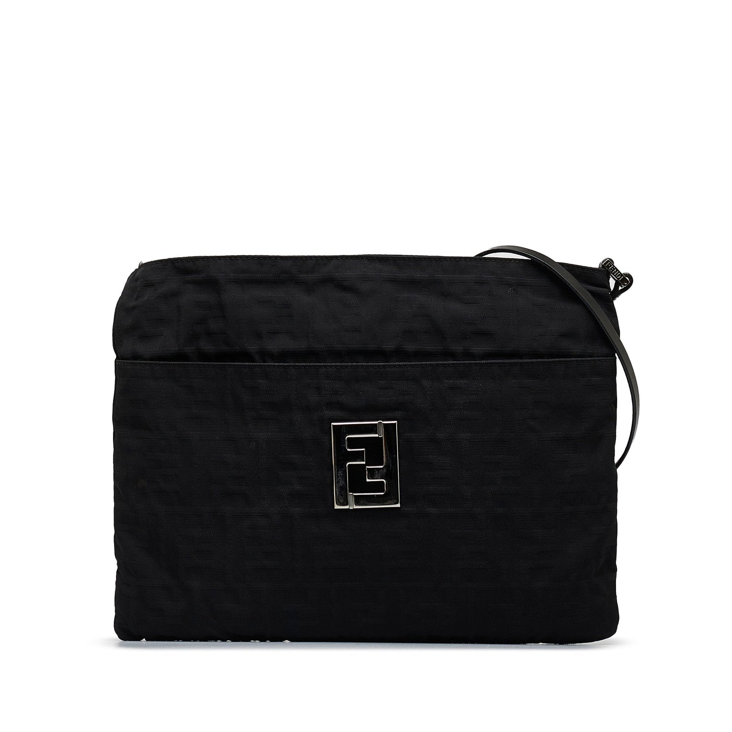Fendi Crossbody Bag Black Zucca Canvas
