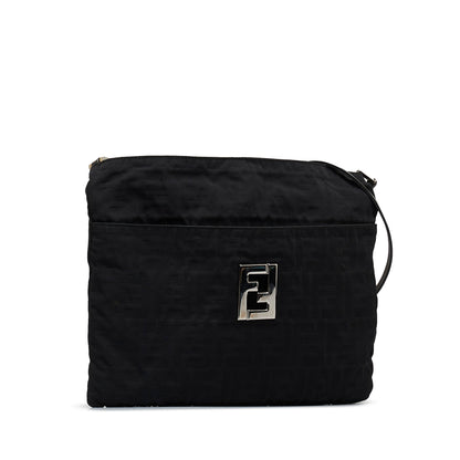 Fendi Crossbody Bag Black Zucca Canvas
