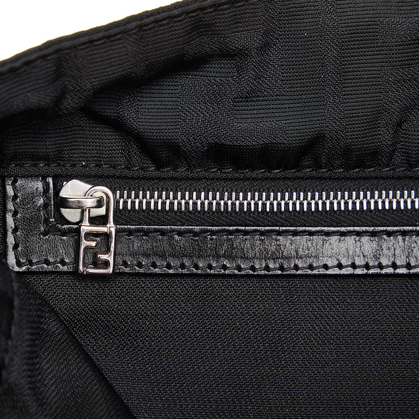Fendi Crossbody Bag Black Zucca Canvas
