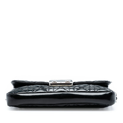 Black Dior Patent Cannage Miss Dior Promenade Crossbody