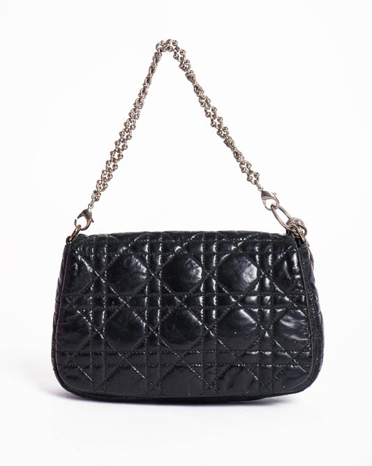 Christian Dior Patent Cannage Pochette Bag