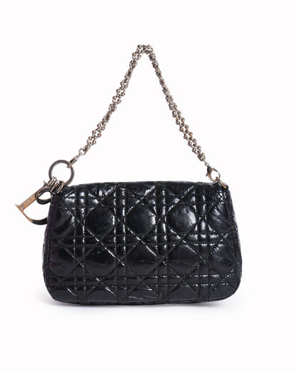 Christian Dior Patent Cannage Pochette Bag
