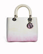 Christian Dior Yellow-Pink Python Lady Dior Bag