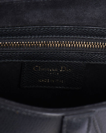 Christian Dior Saddle Bag In Black