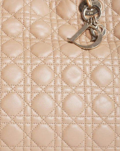Christian Dior Large Soft Cannage Shopper Tote Bag