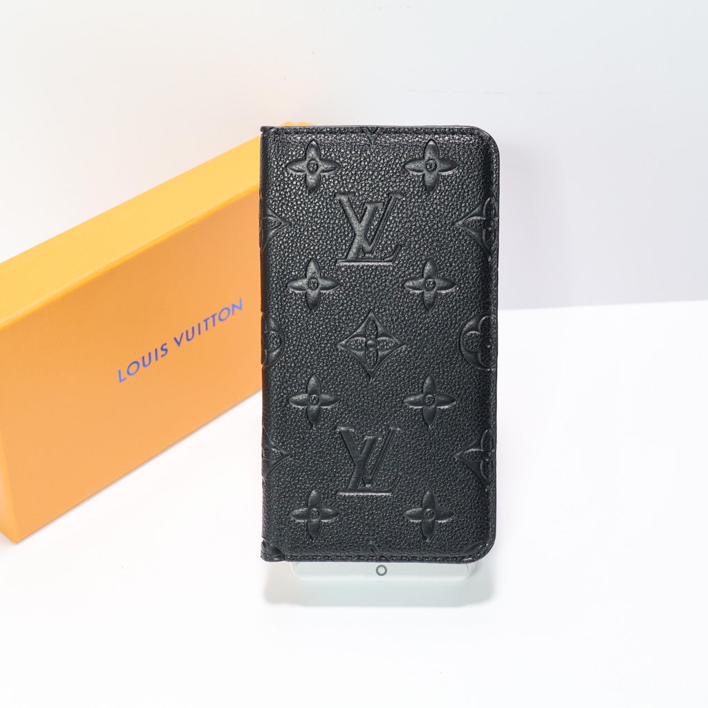 Black LV Wallet Phone Case 1216 Pro Max Plus