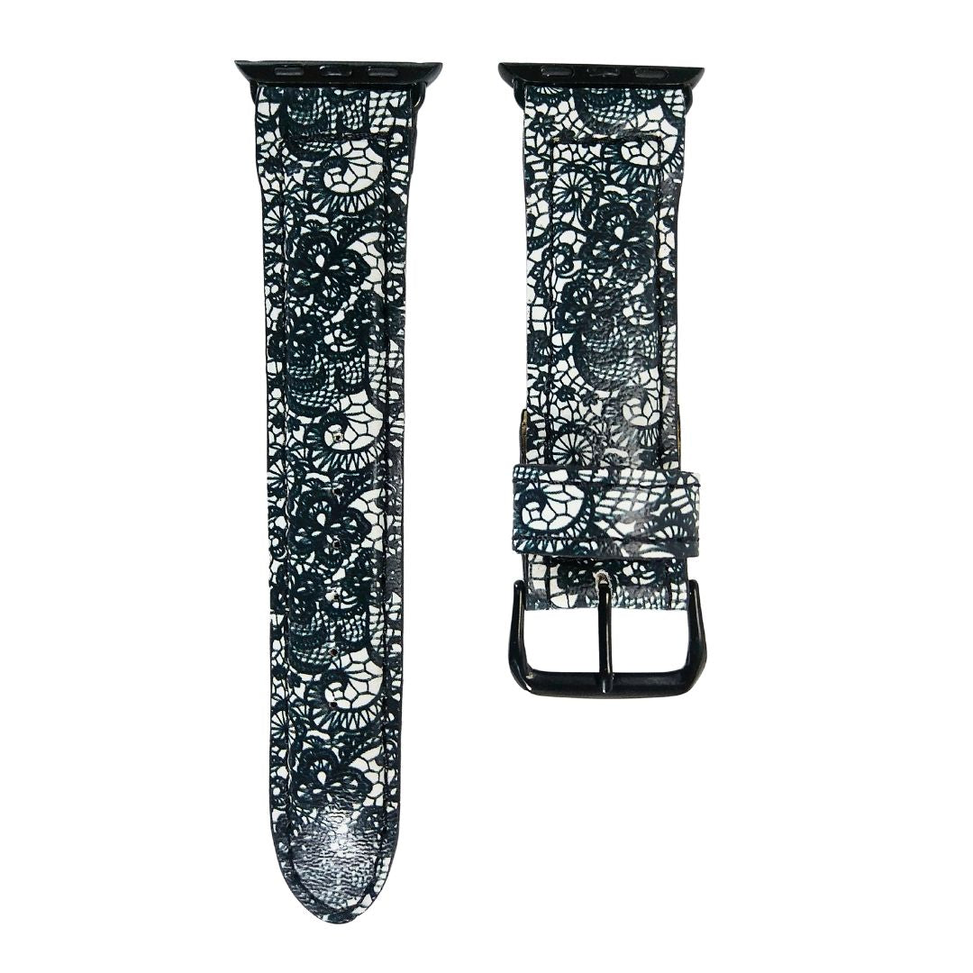 Black Lace Apple Watch Band