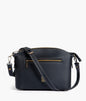 Black dome cross-body bag