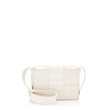 Bottega Veneta Calfskin Candy Cassette Crossbody (SHF-8XUpjP)