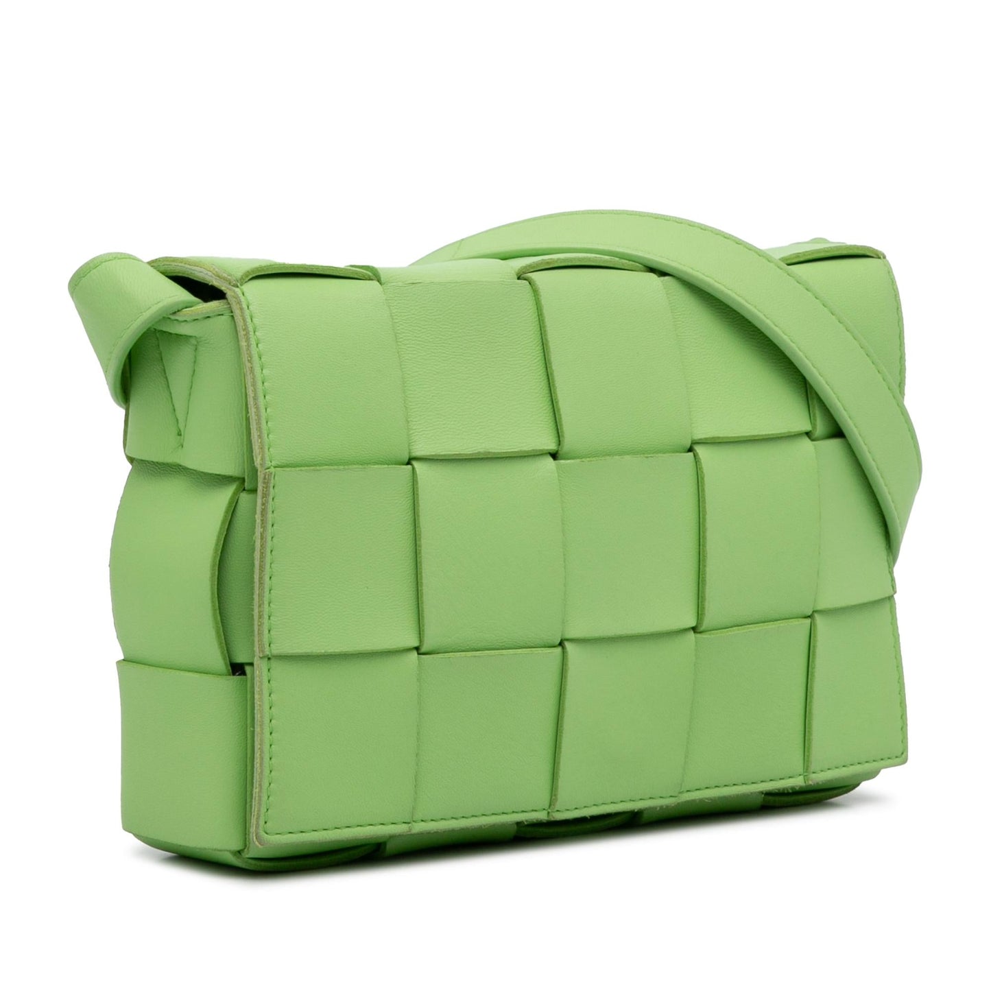 Bottega Veneta Calfskin Intrecciato Cassette Crossbody (MLB-CBPvTr)