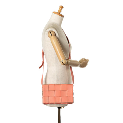 Bottega Veneta Calfskin Intrecciato Cassette Crossbody (MLB-NWLp3u)